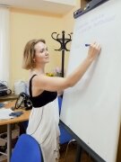 Инна Максименко на своих курсах английского языка